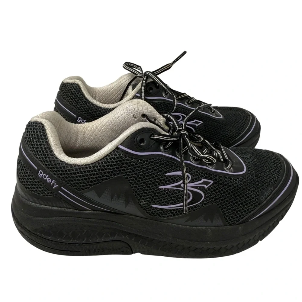 GDEFY Gravity Defyer Shoes Womens Size 8 Gray Mighty Walk Athletic Outdoors